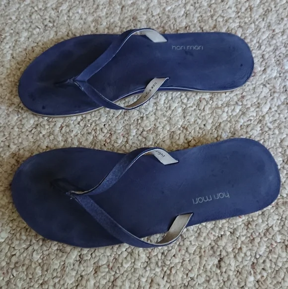 Hari Mari Navy Meadows Flip-Flop size 8 - Picture 9 of 12